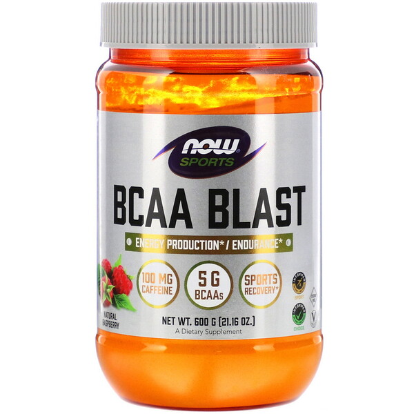 Mua Now Foods Sports BCAA Blast Natural Raspberry 21.16 oz 600 g giảm giá rẻ Hà nội TPHCM