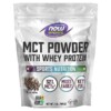 NOW Foods Sports MCT Powder with Whey Protein Chocolate Mocha 1 lb (454 g) 733739017376