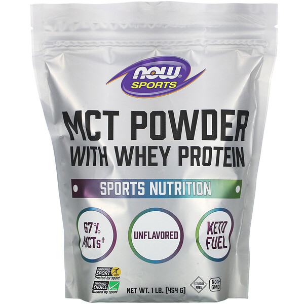 Mua Now Foods Sports MCT Powder with Whey Protein Unflavored 1 lb 454 g giảm giá rẻ Hà nội TPHCM