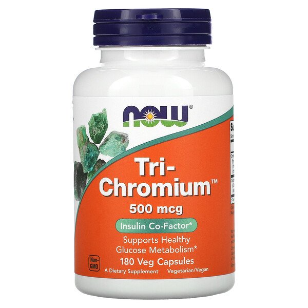 Mua Now Foods Tri-Chromium 500 mcg 180 Veg viên giảm giá rẻ Hà nội TPHCM