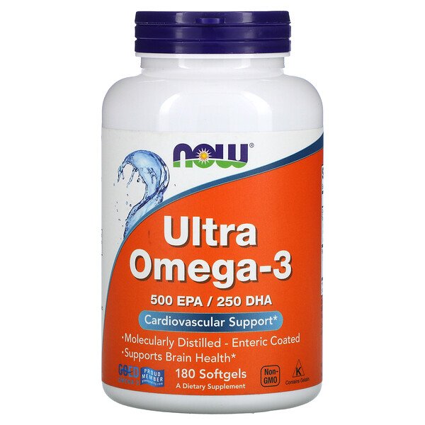 Now Foods Ultra Omega-3 180 Softgels 3 now foods ultra omega 3 180 softgels 8341
