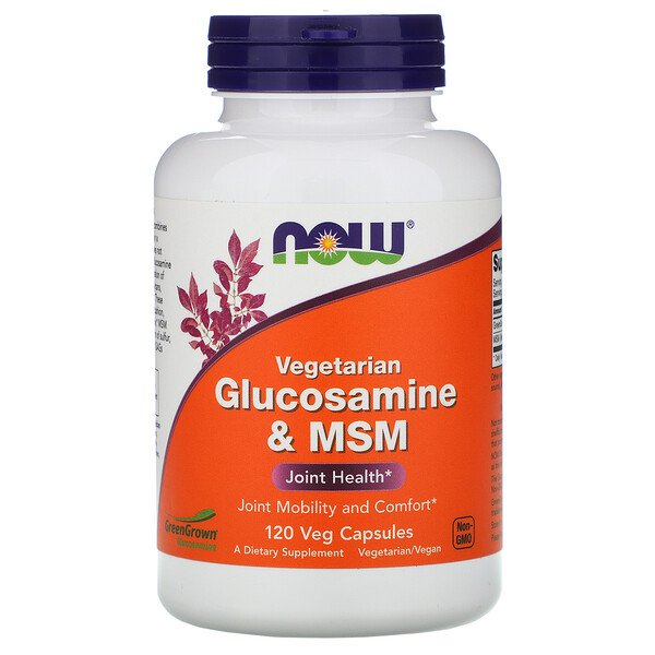Now Foods Vegetarian Glucosamine & MSM 120 Veg viên 3 now foods vegetarian glucosamine msm 120 veg capsules 604