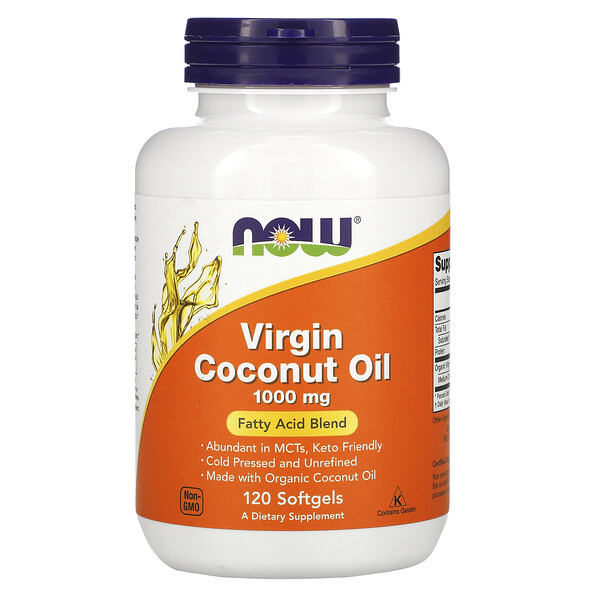 NOW Foods Virgin Coconut Oil 1.000 mg 120 Softgels 2 Mua Now Foods Virgin Coconut Oil 1