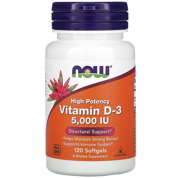 Mua Now Foods Vitamin D-3 125 mcg 5