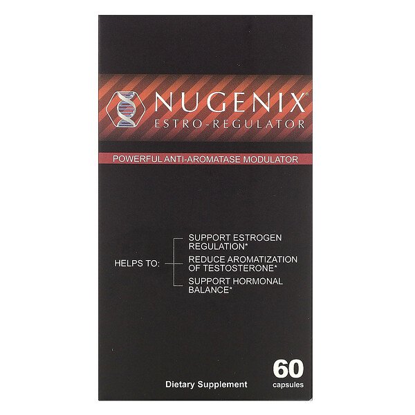 Nugenix Estro-Regulator Powerful Anti-Aromatase Modulator 60 viên 3 nugenix estro regulator powerful anti aromatase modulator 60 capsules 102041
