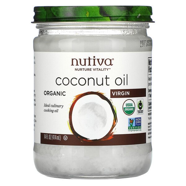 Mua Nutiva Organic Coconut Oil Virgin 14 oz 414 ml giảm giá rẻ Hà nội TPHCM