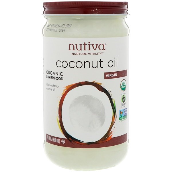 Mua Nutiva Organic Coconut Oil Virgin 23 oz 680 ml giảm giá rẻ Hà nội TPHCM