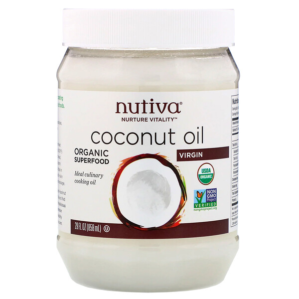 Mua Nutiva Organic Coconut Oil Virgin 29 oz 858 ml giảm giá rẻ Hà nội TPHCM