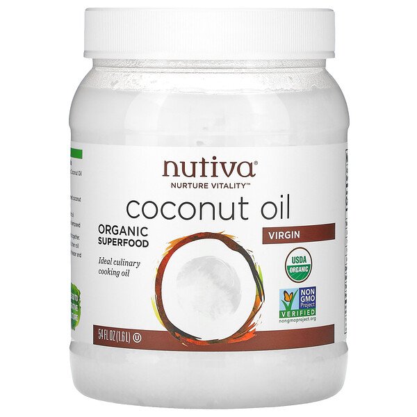 Mua Nutiva Organic Coconut Oil Virgin 54 oz 1.6 L giảm giá rẻ Hà nội TPHCM