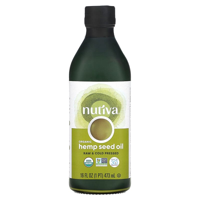 Nutiva Organic Hemp Seed Oil Cold Pressed 16 fl oz (473 ml) 3 Nutiva Organic Hemp Seed Oil Cold Pressed 16 fl oz (473 ml) 692752100093