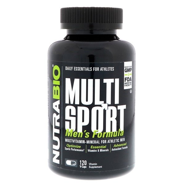Mua NutraBio Labs MultiSport Men's Formula 120 V-Caps giảm giá rẻ Hà nội TPHCM