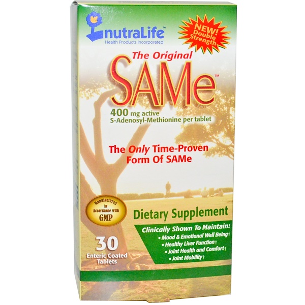 NutraLife SAMe (Disulfate Tosylate) 400 mg 30 Enteric Coated Tablets 2 Mua NutraLife The Original SAM-e S-Adenosyl-L-Methionine 400 mg 30 Enteric Coated viên giảm giá rẻ Hà nội TPHCM