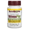 NutriBiotic DefensePlus Maximum Strength 45 Vegan Tablets 728177010140