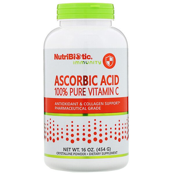 Mua NutriBiotic Immunity Ascorbic Acid 100% Pure Vitamin C 16 oz 454 g giảm giá rẻ Hà nội TPHCM