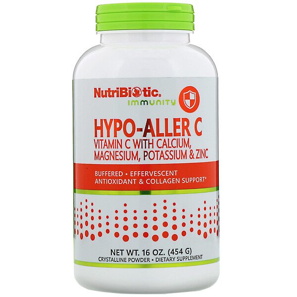 Mua NutriBiotic Immunity Hypo-Aller C Vitamin C with Calcium Magnesium Potassium & Zinc 16 oz 454 g giảm giá rẻ Hà nội TPHCM