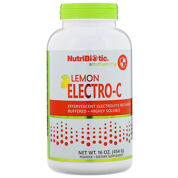 Mua NutriBiotic Immunity Lemon Electro-C Powder 16 oz 454 g giảm giá rẻ Hà nội TPHCM