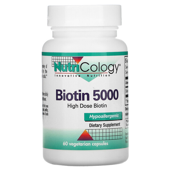 Nutricology Biotin 5000 60 Vegetarian Capsules 3 Mua Nutricology Biotin 5000 60 viên giảm giá rẻ Hà nội TPHCM