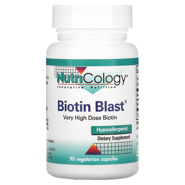 Nutricology Biotin Blast 90 viên 3 nutricology biotin blast 90 vegetarian capsules 85151