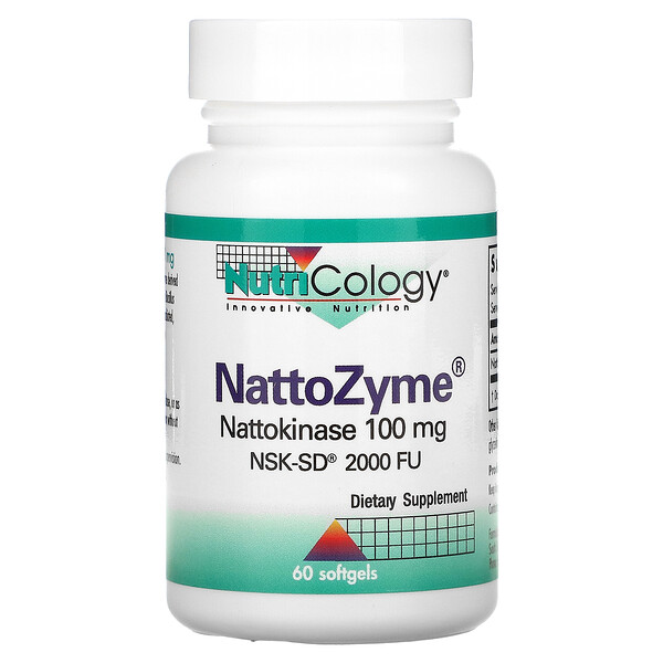 Nutricology NattoZyme 100 mg 60 Softgels 2 nutricology nattozyme 100 mg 60 softgels 7788