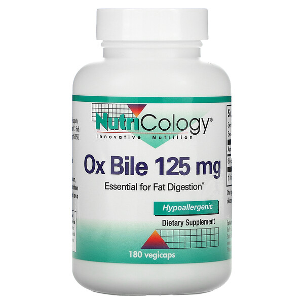 Nutricology Ox Bile 125 mg 180 Vegicaps 2 nutricology ox bile 125 mg 180 vegicaps 24580