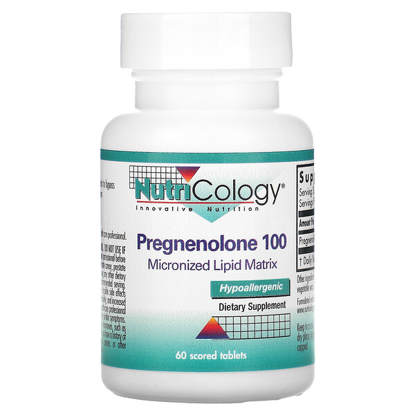 Nutricology Pregnenolone 100 60 Scored viên 3 nutricology pregnenolone 100 60 scored tablets 23799