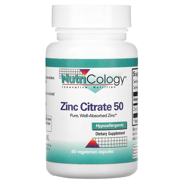 Nutricology Zinc Citrate 50 60 Vegetarian Capsules 3 Mua Nutricology Zinc Citrate 50 60 viên giảm giá rẻ Hà nội TPHCM
