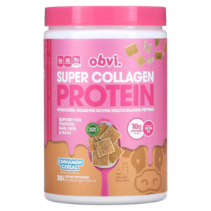 Obvi Super Collagen Protein Cinnamon Cereal 12.27 oz (348 g) 850026153019