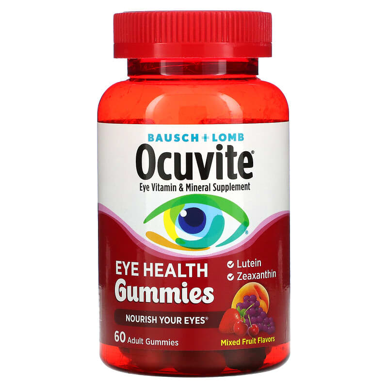 Ocuvite Eye Health Gummies Mixed Fruit 60 Adult Gummies 3 Ocuvite Eye Health Gummies Mixed Fruit 60 Adult Gummies 324208602607