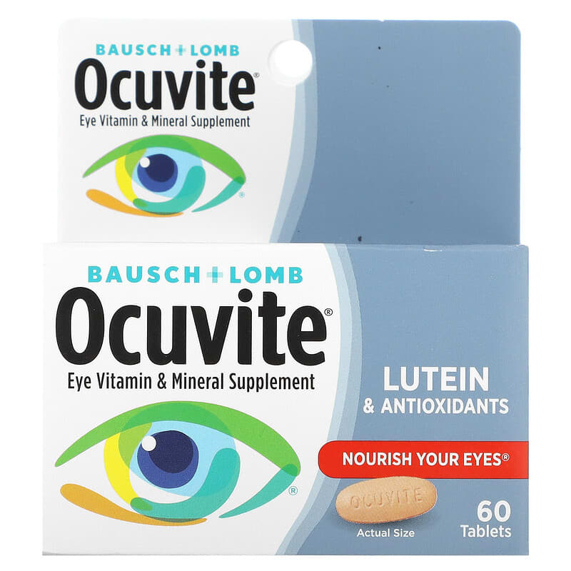 Ocuvite Eye Vitamin & Mineral Supplement Lutein & Antioxidants 60 Tablets 3 Ocuvite Eye Vitamin & Mineral Supplement Lutein & Antioxidants 60 Tablets 324208387603