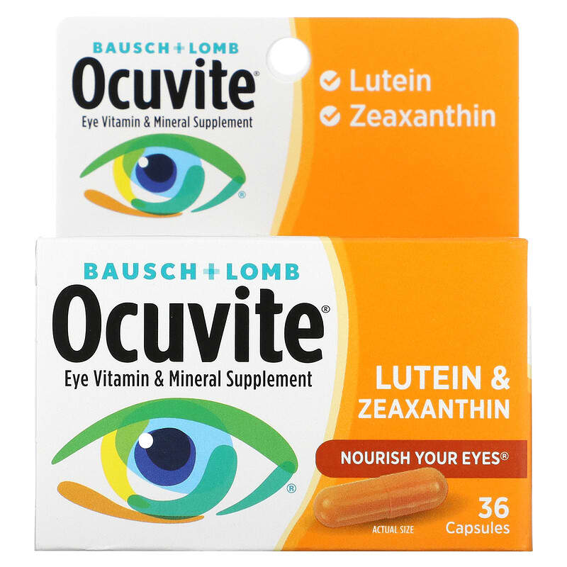 Ocuvite Lutein & Zeaxanthin 36 Capsules 3 Ocuvite Lutein & Zeaxanthin 36 Capsules 324208403198
