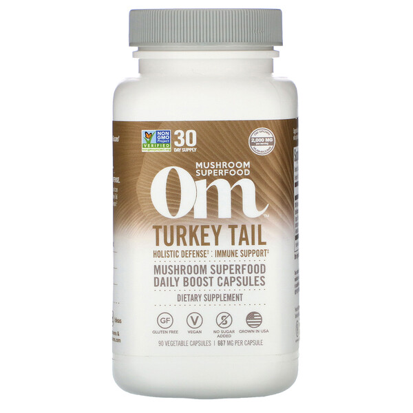 Mua Om Mushrooms Turkey Tail 667 mg 90 viên giảm giá rẻ Hà nội TPHCM