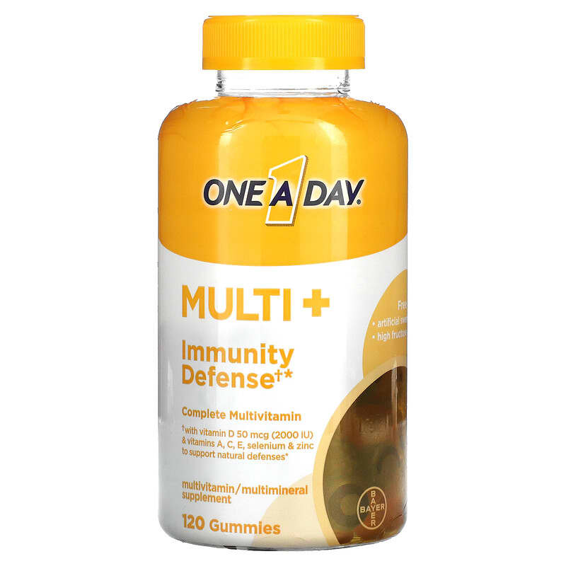 One-A-Day Multi+ Immunity Defense 120 Gummies 3 One-A-Day Multi+ Immunity Defense 120 Gummies 016500596509