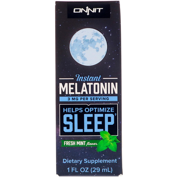 Mua Onnit Instant Melatonin Fresh Mint Flavor 3 mg 1 oz 29 ml giảm giá rẻ Hà nội TPHCM