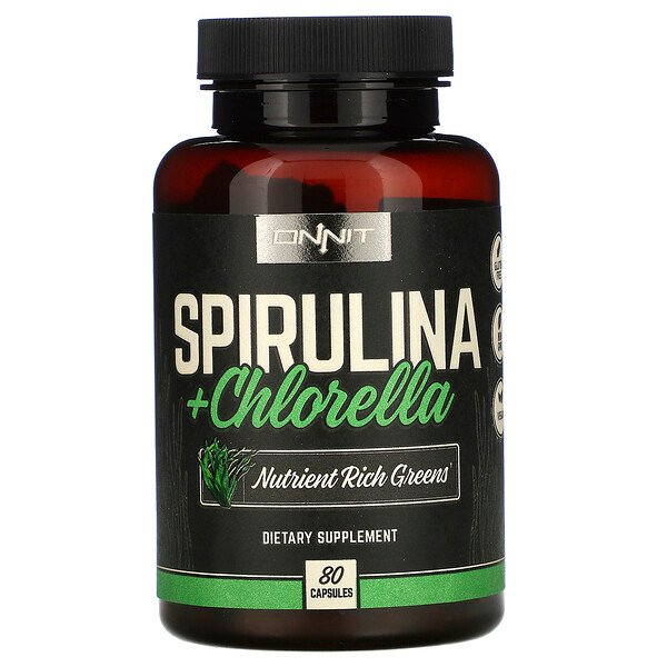 Mua Onnit Spirulina + Chlorella 80 viên giảm giá rẻ Hà nội TPHCM