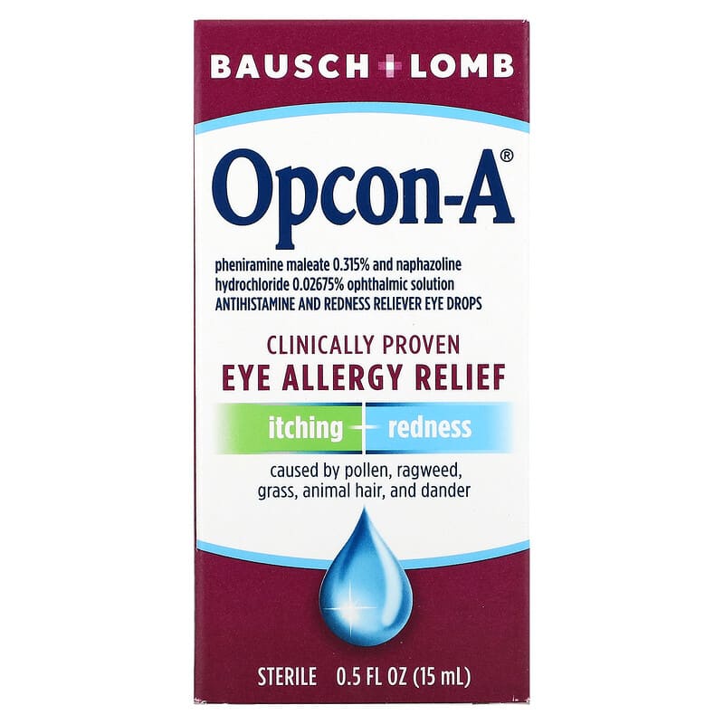 Opcon-A Clinically Proven Eye Allergy Relief 0.5 fl oz (15 ml) 3 Opcon-A Clinically Proven Eye Allergy Relief 0.5 fl oz (15 ml) 310119020906