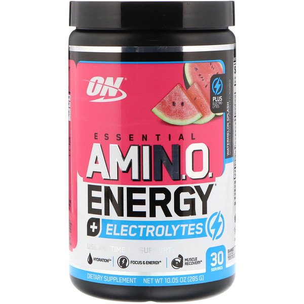 Mua Optimum Nutrition ESSENTIAL AMIN.O. ENERGY + ELECTROLYTES Watermelon Splash 10.05 oz 285 g giảm giá rẻ Hà nội TPHCM