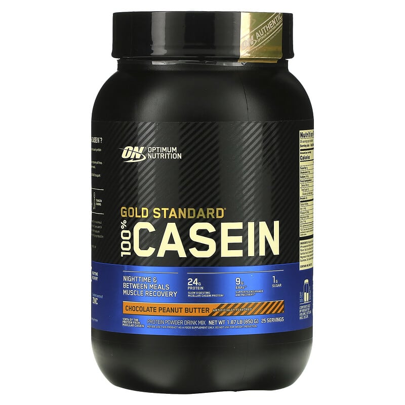 Optimum Nutrition Gold Standard 100% Casein Chocolate Peanut Butter 1.87 lb (850 g) 3 Optimum Nutrition Gold Standard 100% Casein Chocolate Peanut Butter 1.87 lb (850 g) 748927026276