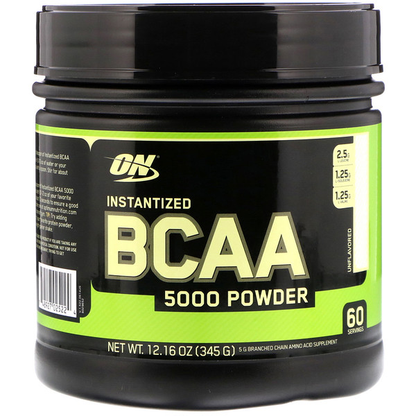 Mua Optimum Nutrition Instantized BCAA 5000 Powder Unflavored 12.16 oz 345 g giảm giá rẻ Hà nội TPHCM