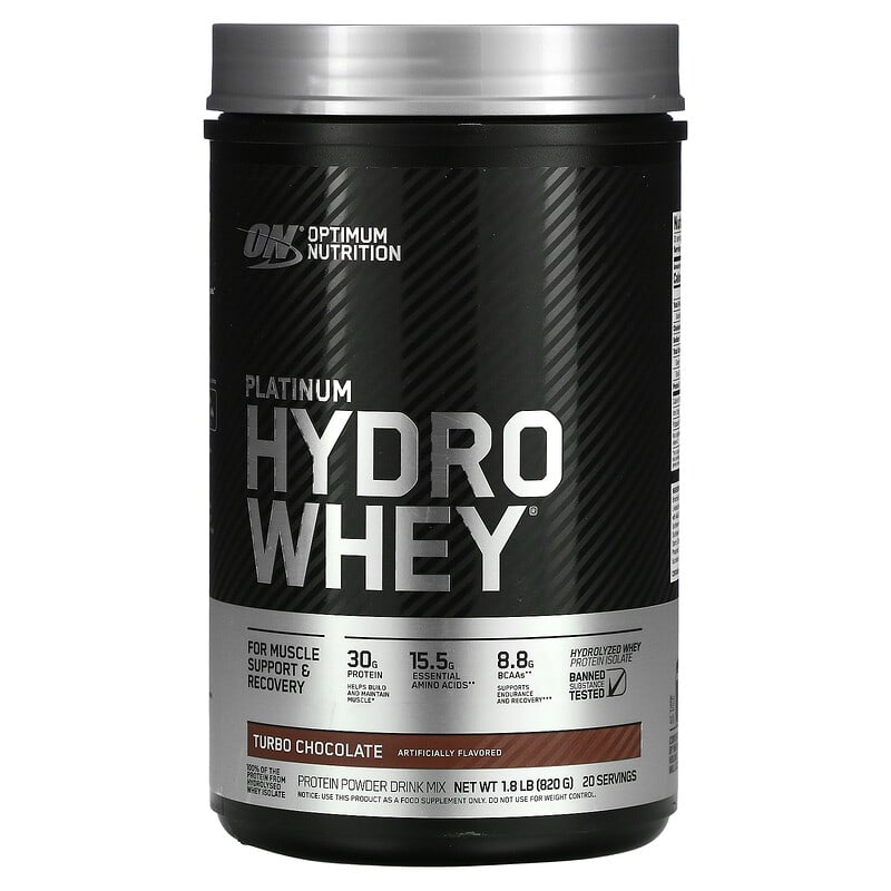 Optimum Nutrition Platinum Hydro Whey Turbo Chocolate 1.8 lb (820 g) 3 Optimum Nutrition Platinum Hydro Whey Turbo Chocolate 1.8 lb (820 g) 748927026429