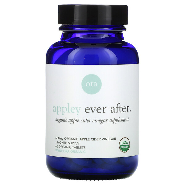 Mua Ora Appley Ever After Organic Apple Cider Vinegar Supplement 500 mg 60 Organic viên giảm giá rẻ Hà nội TPHCM