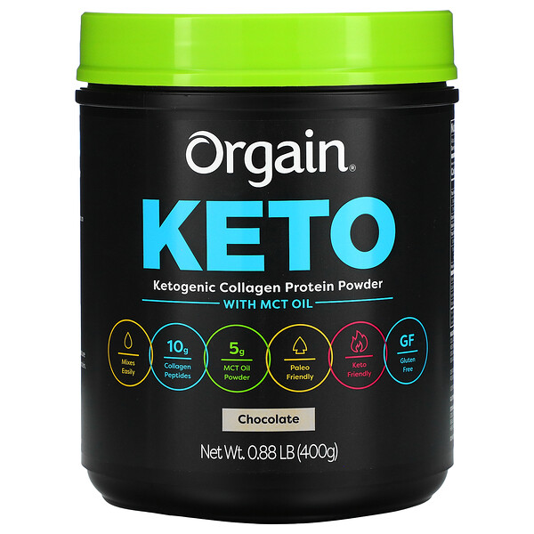Mua Orgain Keto Ketogenic Collagen Protein Powder with MCT Oil Chocolate 0.88 lb 400 g giảm giá rẻ Hà nội TPHCM