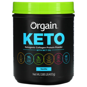 Mua Orgain Keto Ketogenic Collagen Protein Powder with MCT Oil Vanilla 0.88 lb 400 g giảm giá rẻ Hà nội TPHCM
