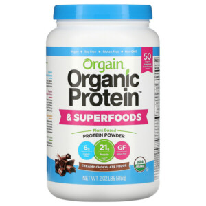 Mua Orgain Organic Protein & Superfoods Powder Plant Based Creamy Chocolate Fudge 2.02 lbs 918 g giảm giá rẻ Hà nội TPHCM
