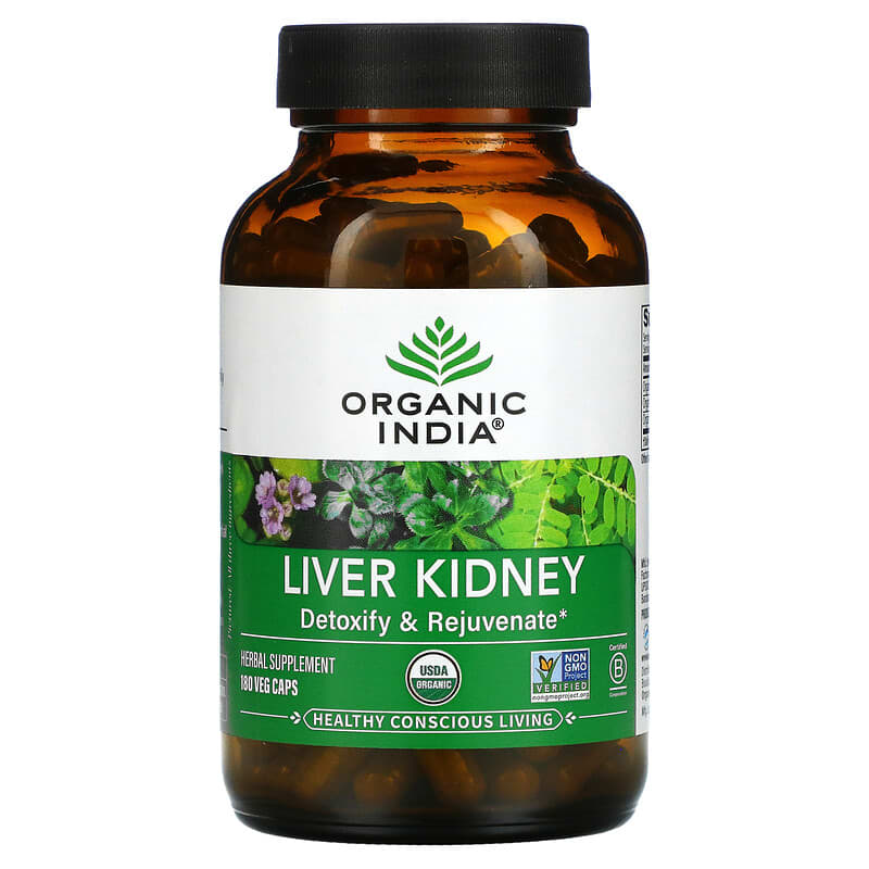 Organic India Liver Kidney 180 Veg Caps 3 Organic India Liver Kidney 180 Veg Caps 850021635084