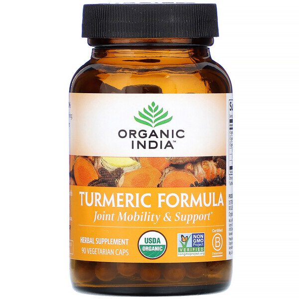 Organic India Turmeric Formula 90 Vegetarian Caps 2 Mua Organic India Turmeric Formula Joint Mobility & Support 90 Vegetarian Caps giảm giá rẻ Hà nội TPHCM