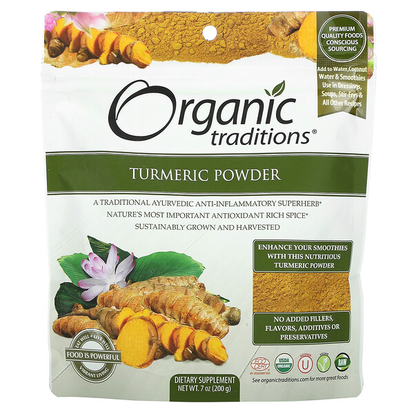 Mua Organic Traditions Turmeric Powder 7 oz 200 g giảm giá rẻ Hà nội TPHCM