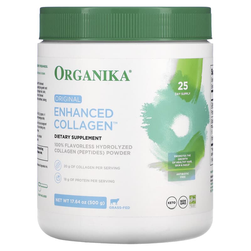 Organika Enhanced Collagen Original 17.64 oz (500 g) 3 Organika Enhanced Collagen Original 17.64 oz (500 g) 620365250850