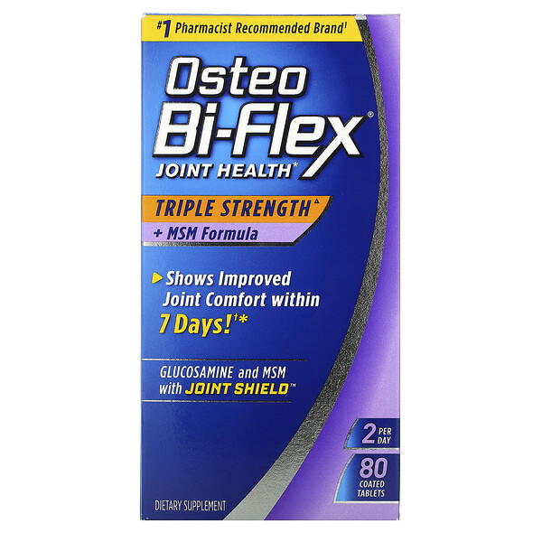 Mua Osteo Bi-Flex Joint Health Triple Strength + MSM Formula 80 Coated viên giảm giá rẻ Hà nội TPHCM