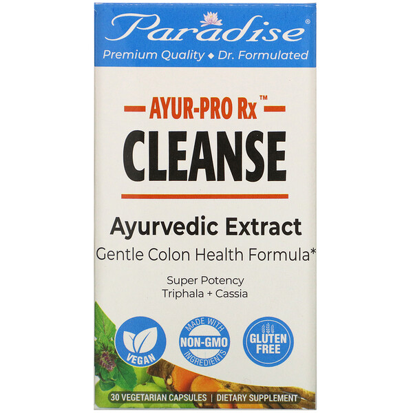 Paradise Herbs AYRU-Pro Rx Cleanse 60 viên 3 paradise herbs ayru pro rx cleanse 60 vegetarian capsules 100513