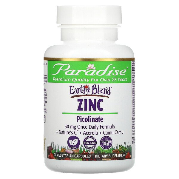 Mua Paradise Herbs Earth's Blend Zinc Picolinate 90 viên giảm giá rẻ Hà nội TPHCM